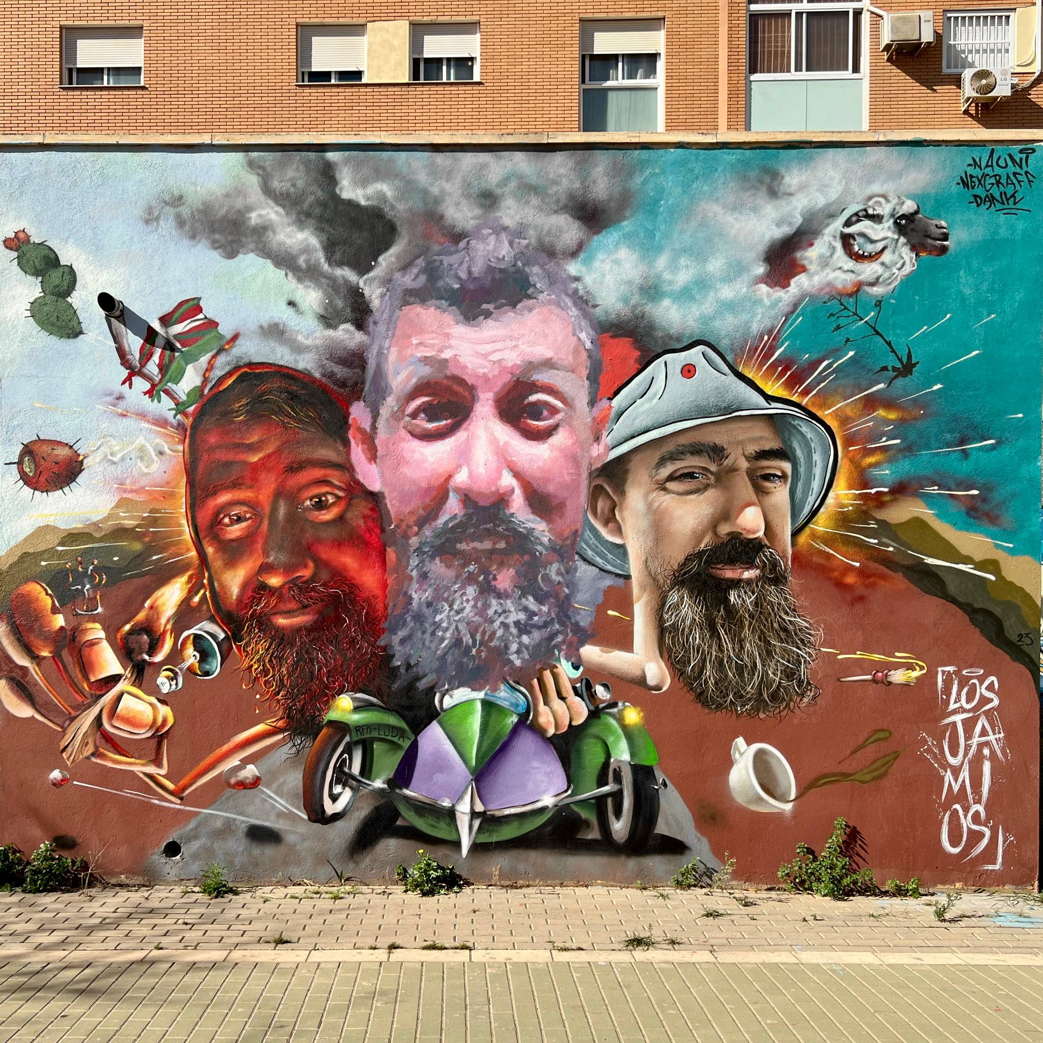 Nexgraff, Danklabara, Nauni69&mdash;Los Jamios