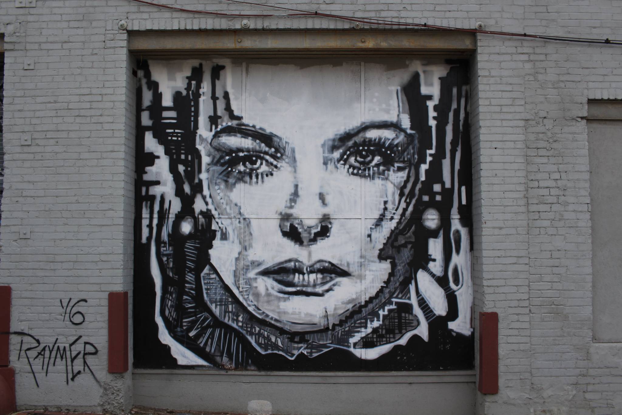 Jeremy Raymer&mdash;HR Giger inspired Gene Tierney Mural