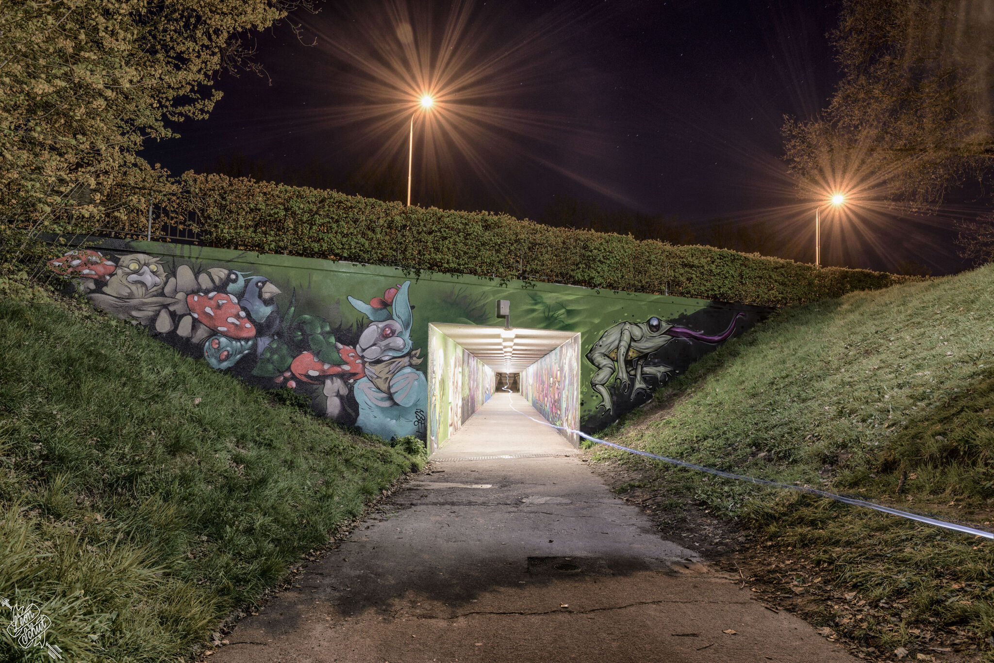 Sapo, Nash, TCK, Ives One, Trendkill Stencils&mdash;Bospoorttunnel