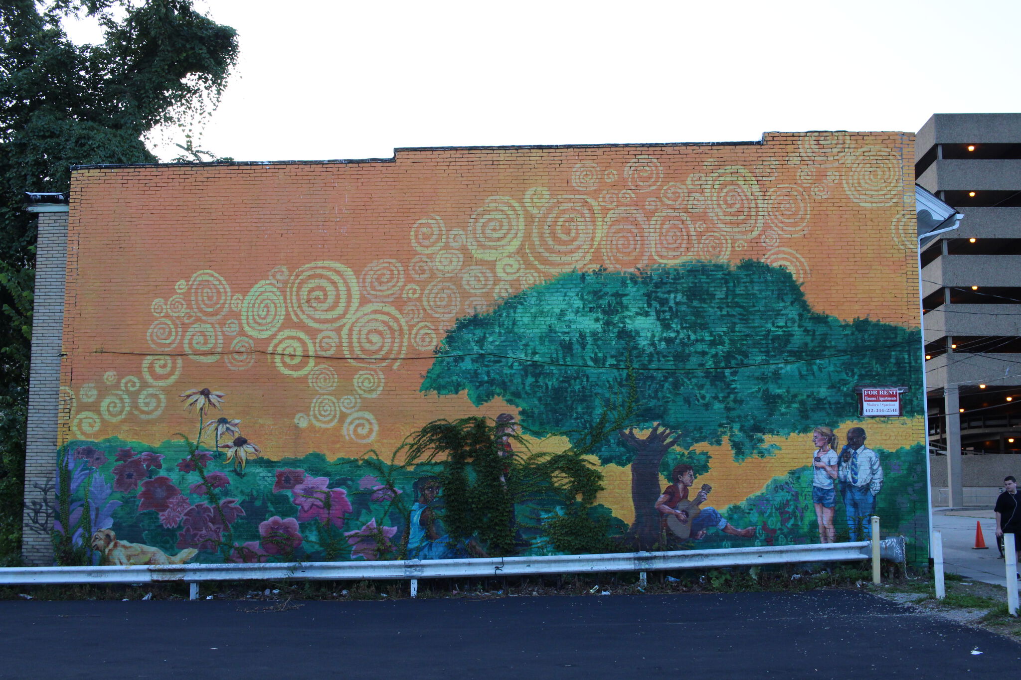 Kyle Holbrook, Olga Brindar, Eddie Rawson&mdash;Park Scene Mural
