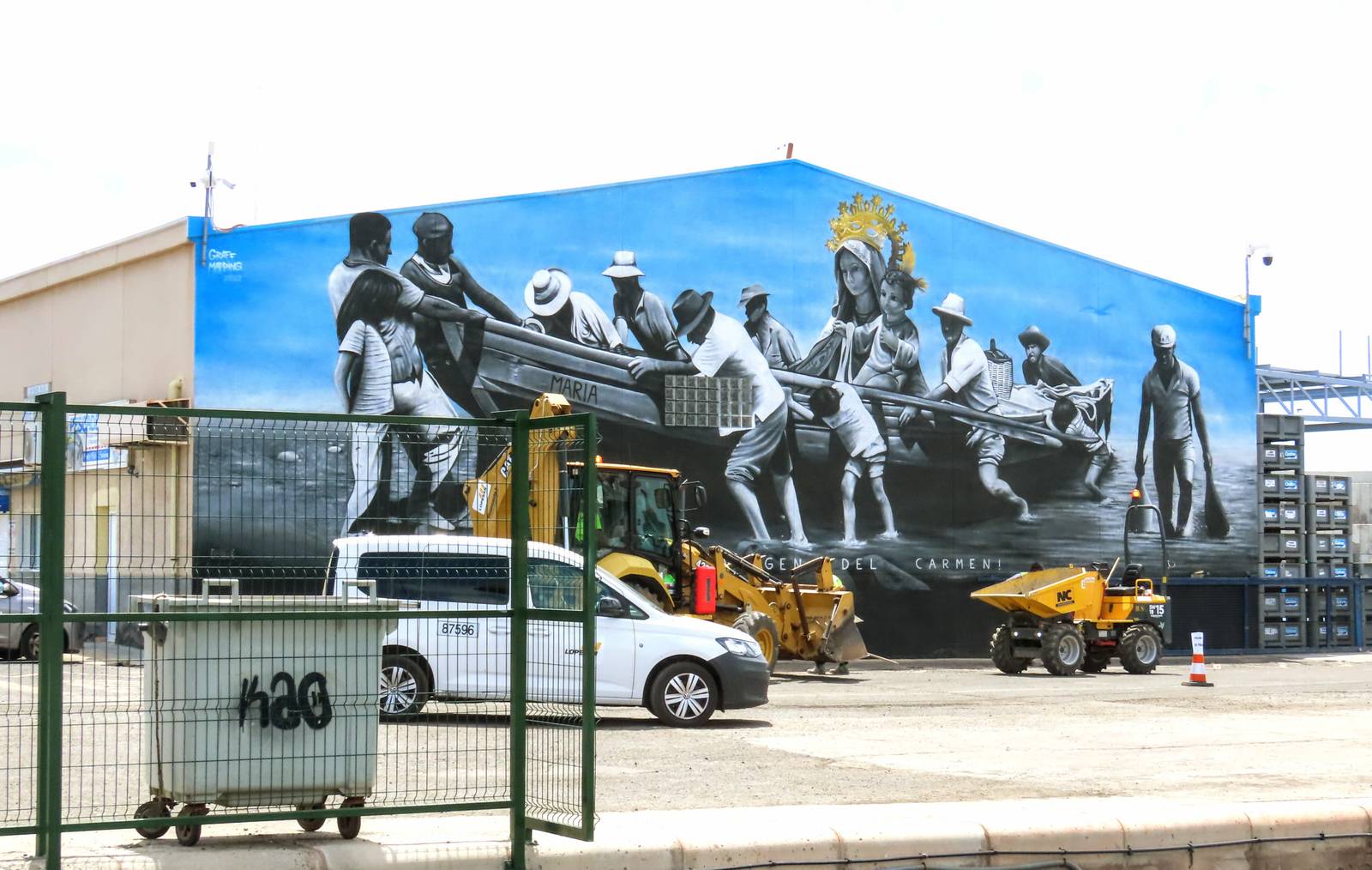 Richard Santana, Kiryat Mendoza&mdash;Mural Cofradía Pescadores de Arguineguín