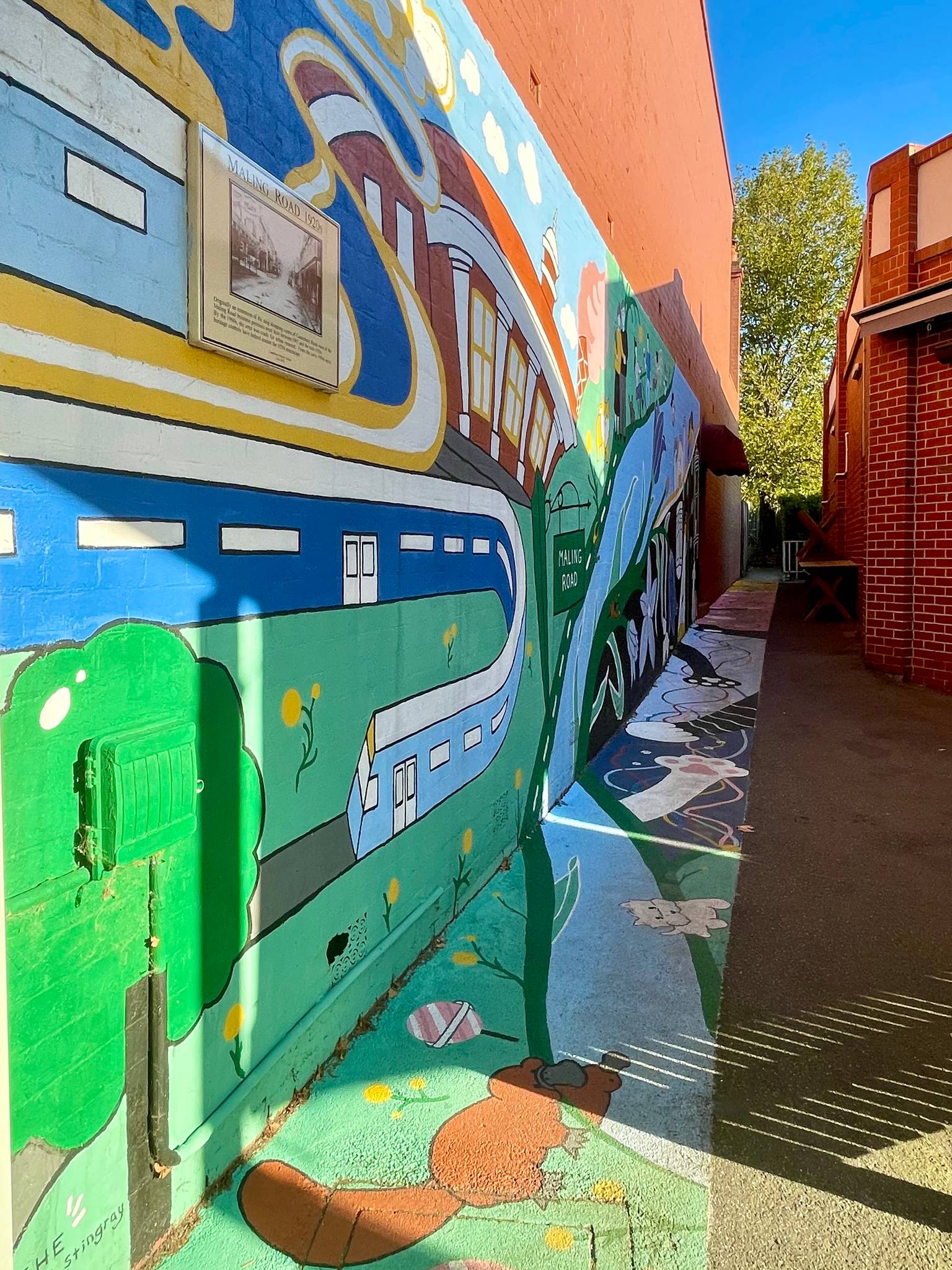 Miss Stingray&mdash;Maling Road Mural