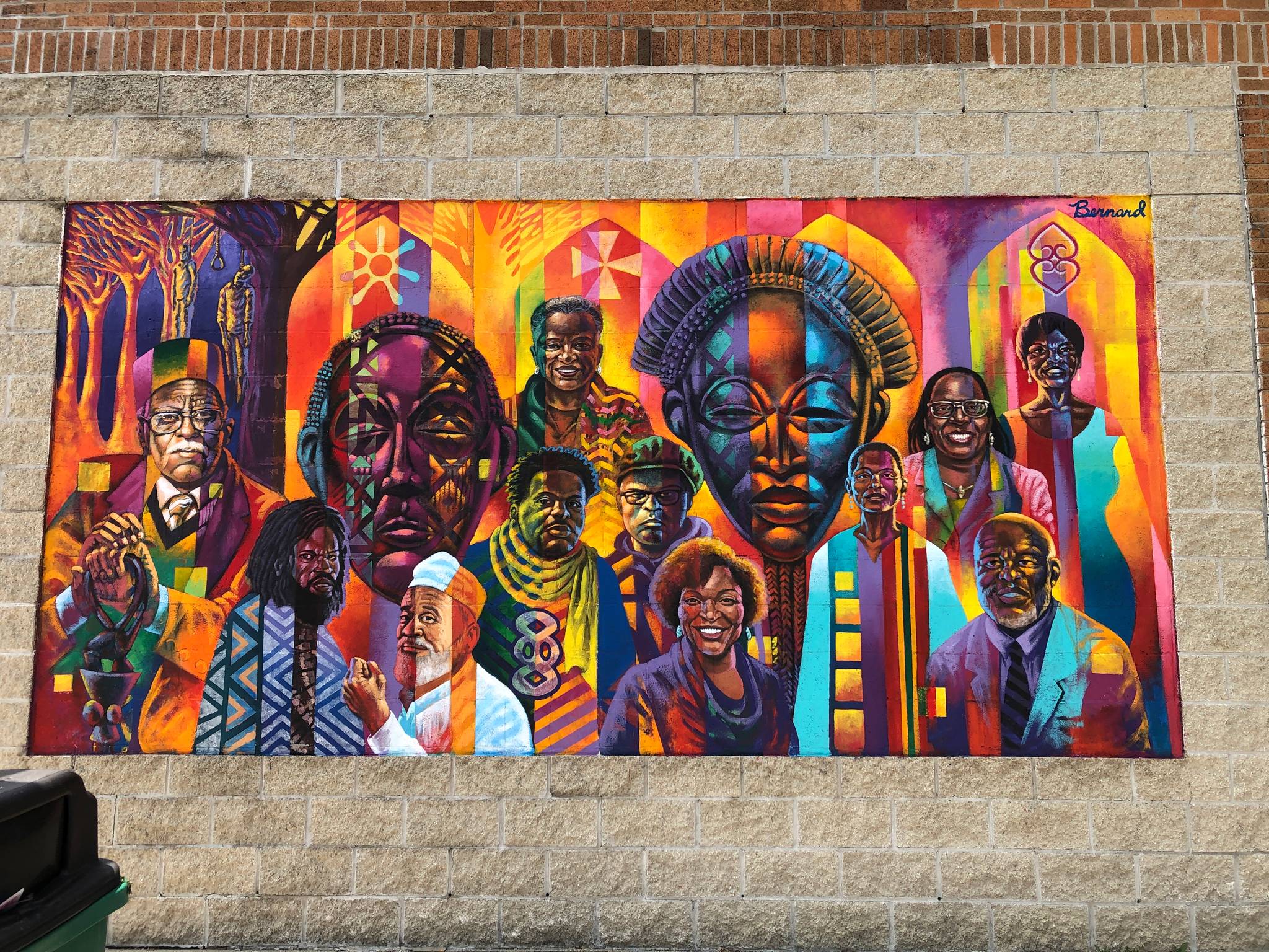 Brad Anthony Bernard, Brad Pruett&mdash;Two Murals
