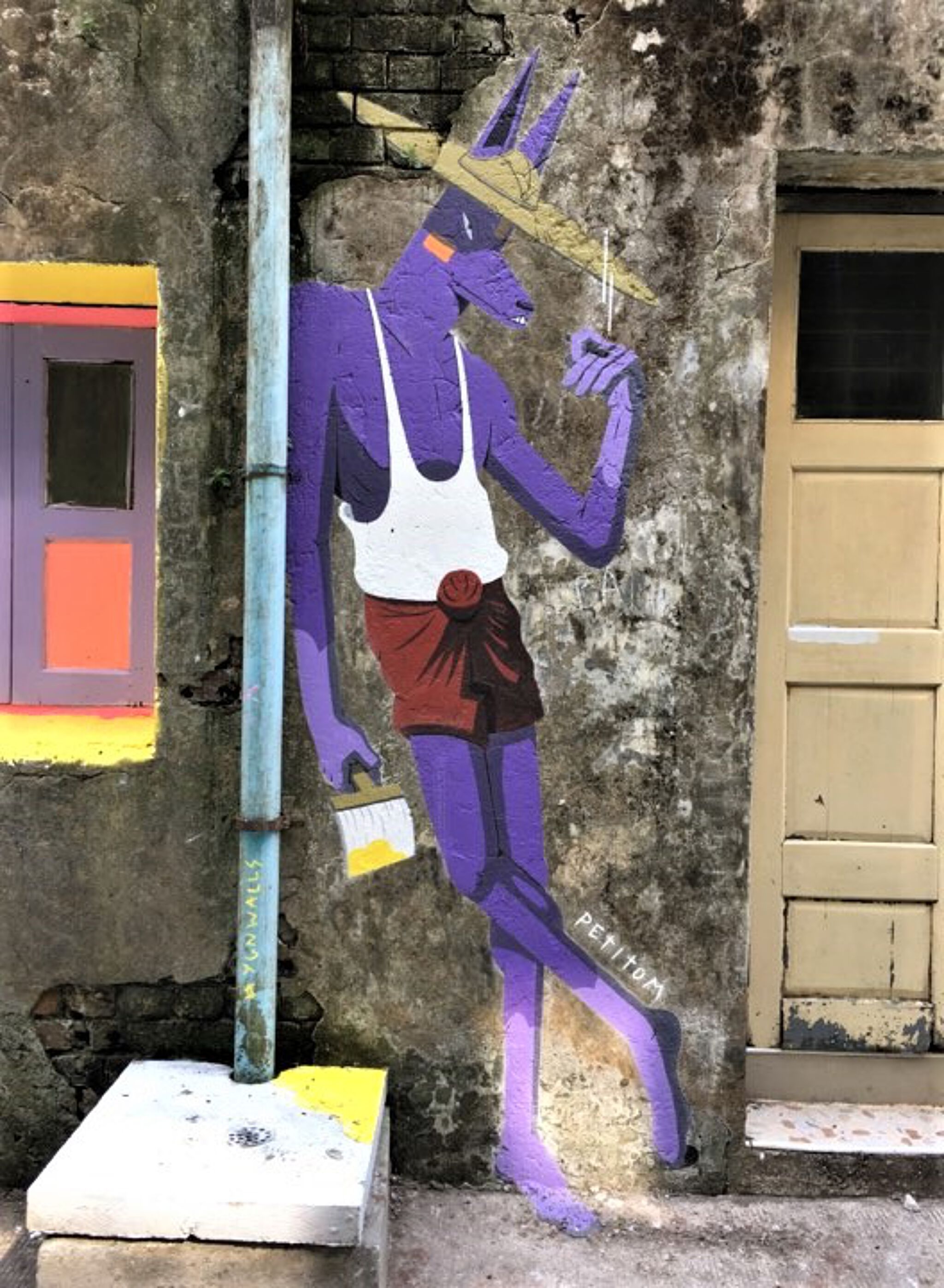 le.petit.point.tom, Thomas bertrand&mdash;Purple dog