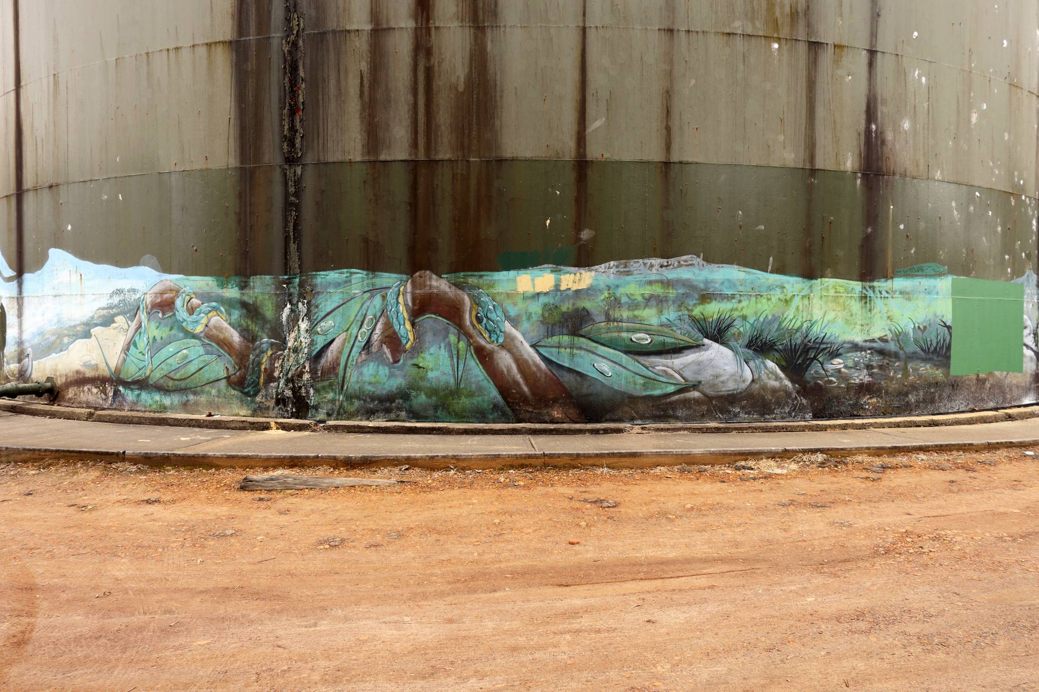 Scott Nagy, Krimsone&mdash;Mount Riverview Water Tank Art