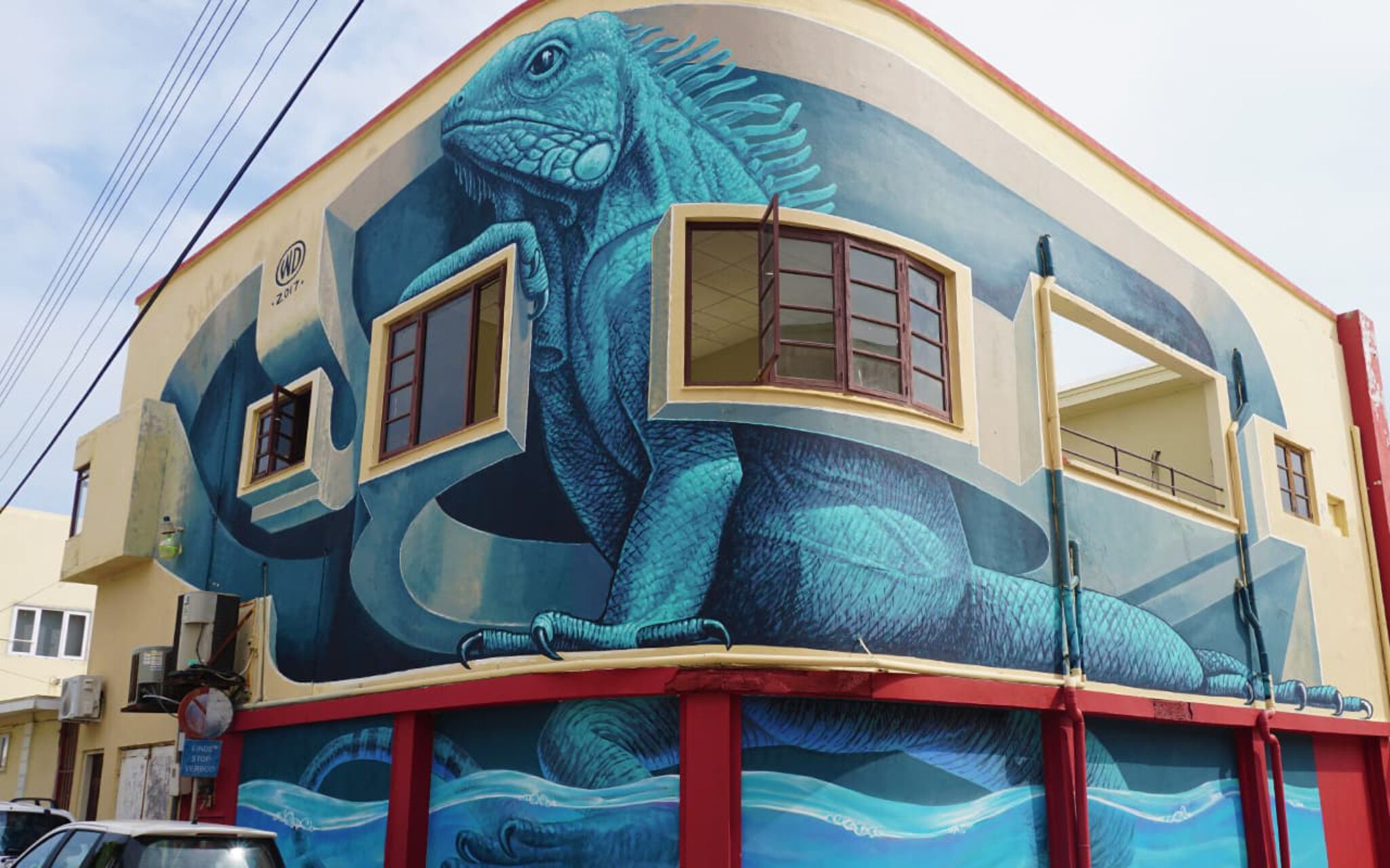WD (Wild Drawing)&mdash;The Boss - Blue Iguana