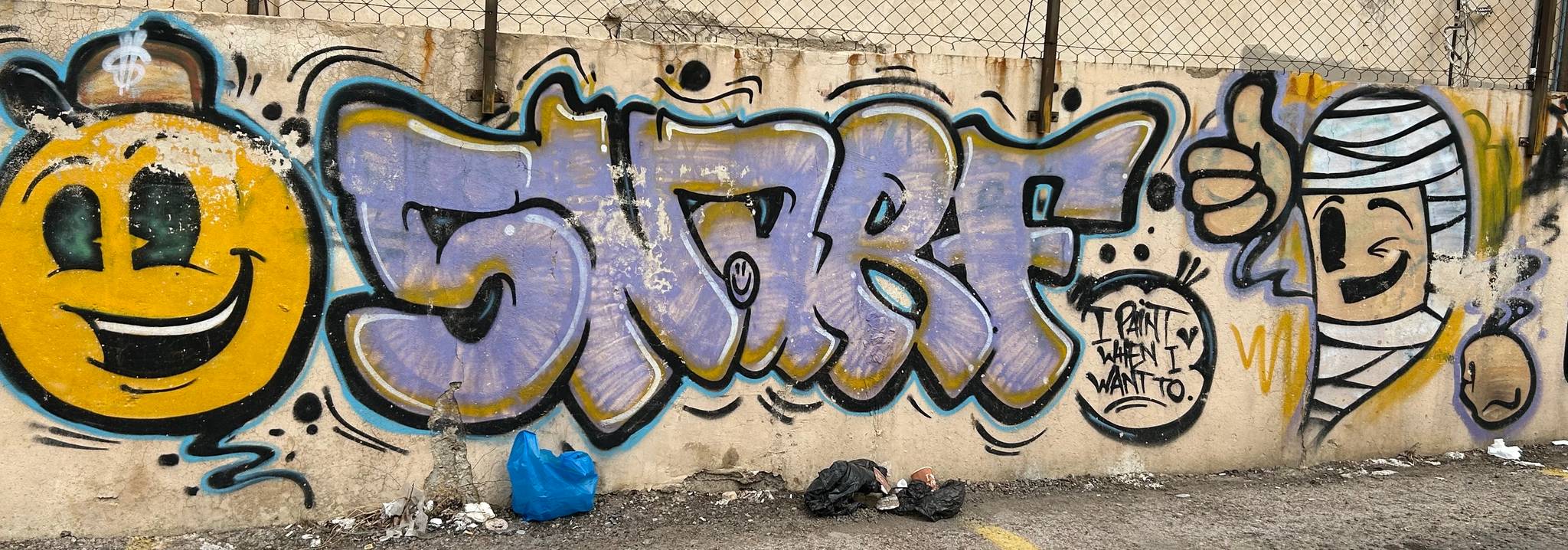 Snarf&mdash;I paint when I want to