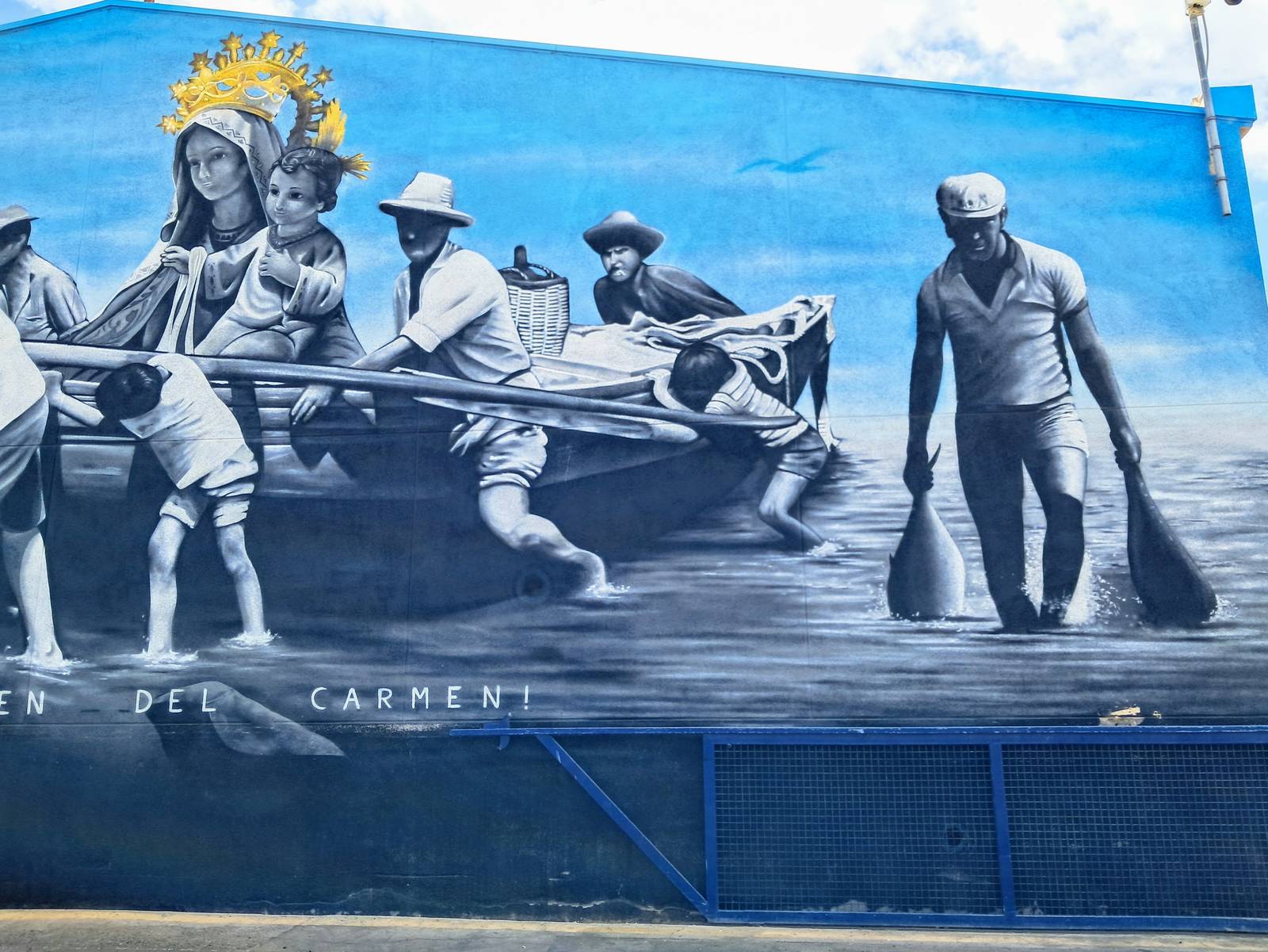Richard Santana, Kiryat Mendoza&mdash;Mural Cofradía Pescadores de Arguineguín