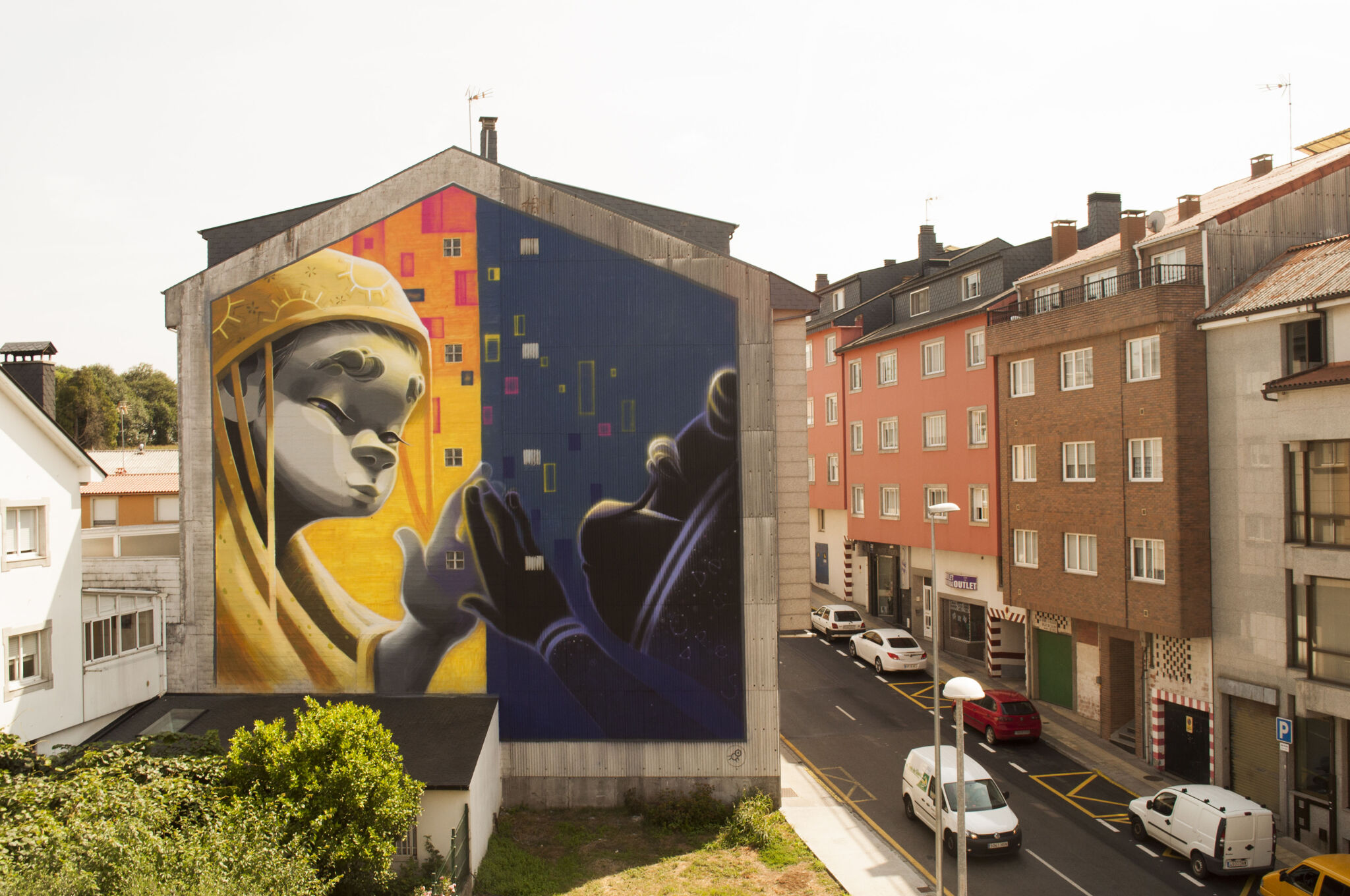 Animalitoland&mdash;Wall by ANIMALITOLAND for DESORDES CREATIVAS 2018 in Ordes (Galicia, Spain)