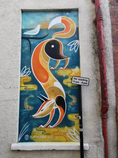 A Fox Looking for Fish