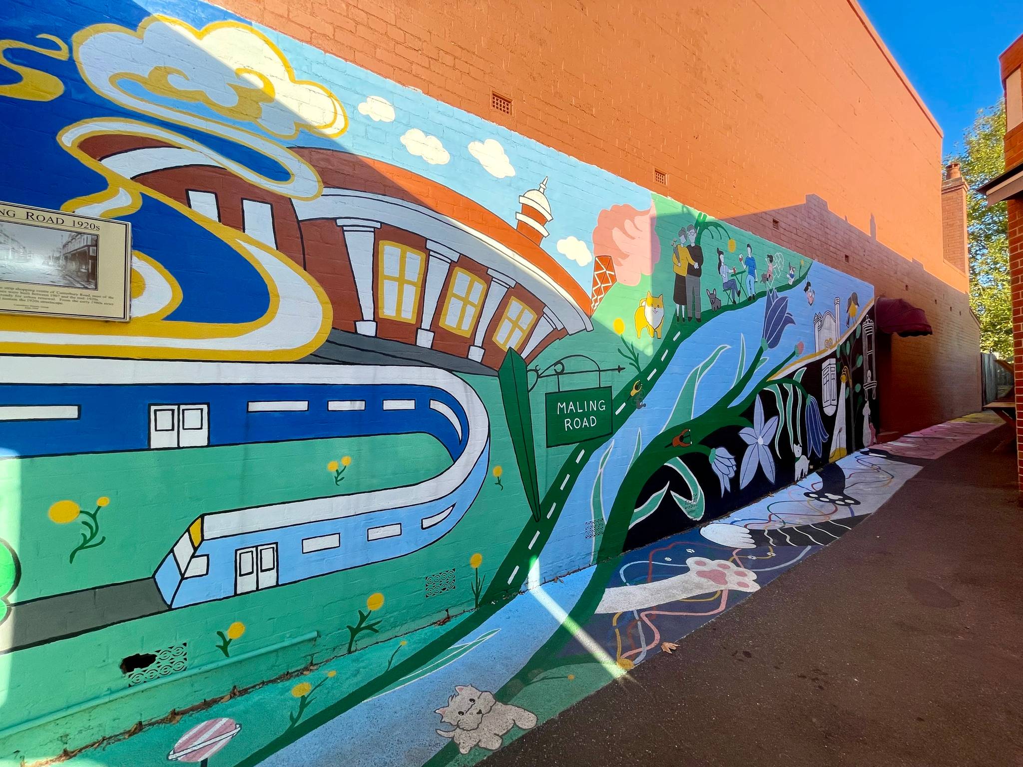 Miss Stingray&mdash;Maling Road Mural