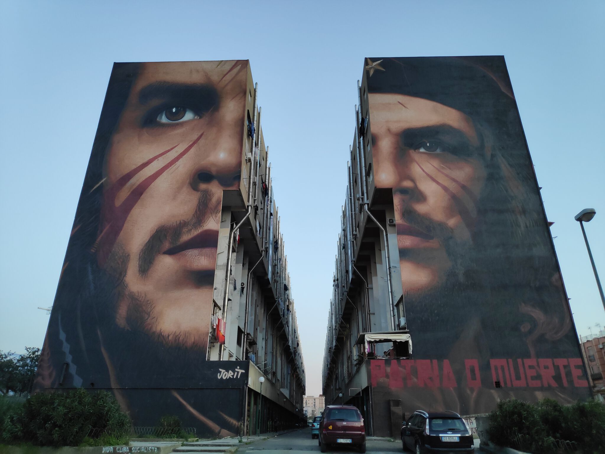 Jorit Agoch&mdash;PATRIA O MUERTE - ERNESTO CHE GUEVARA