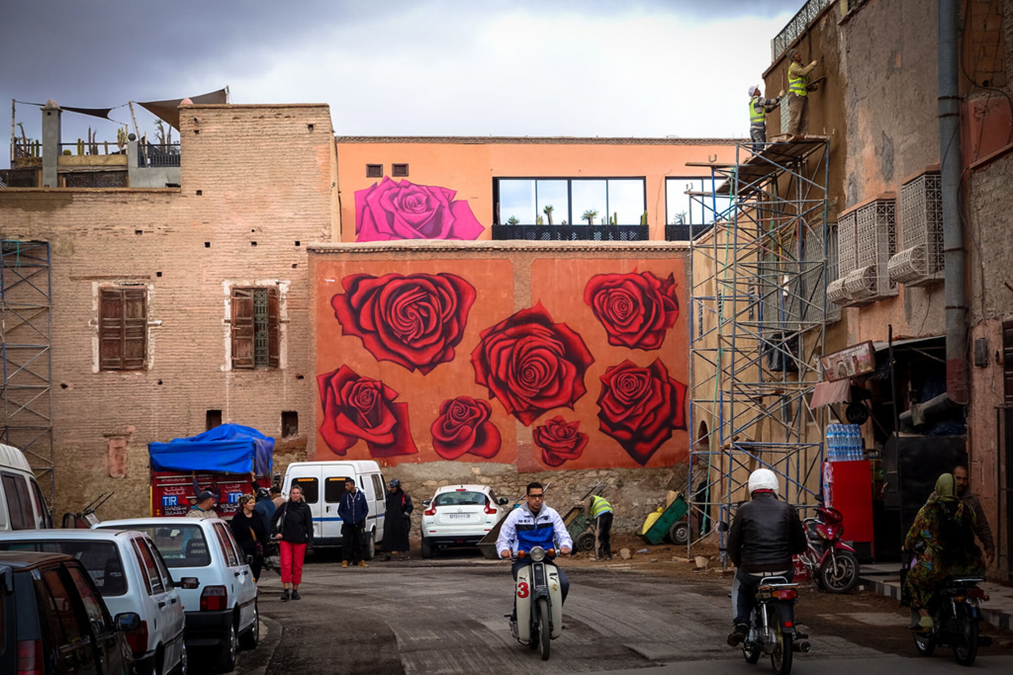 Dotmasters&mdash;mural for mb6streetart-festival