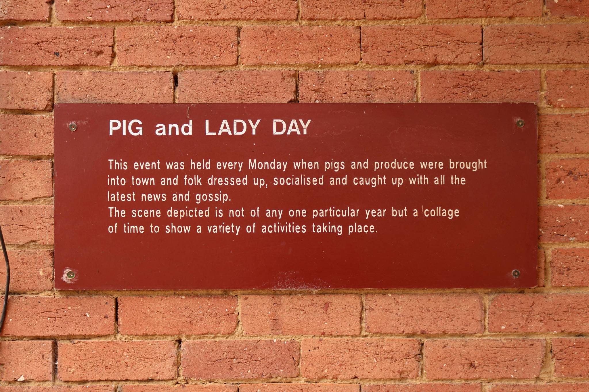 Unknown - Echuca&mdash;Pig and Lady Day