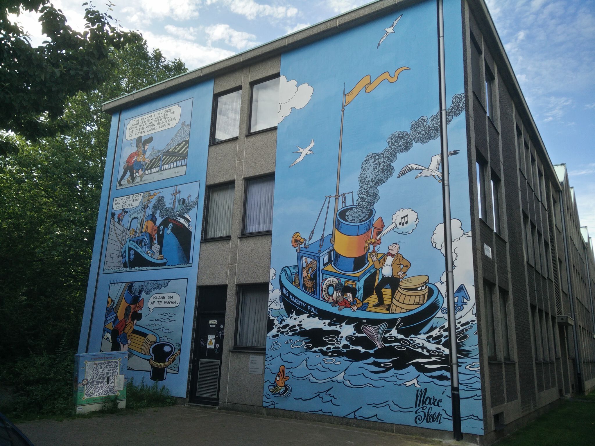 Art Mural, Comic walls&mdash;Nero - Stripmuur Antwerpen
