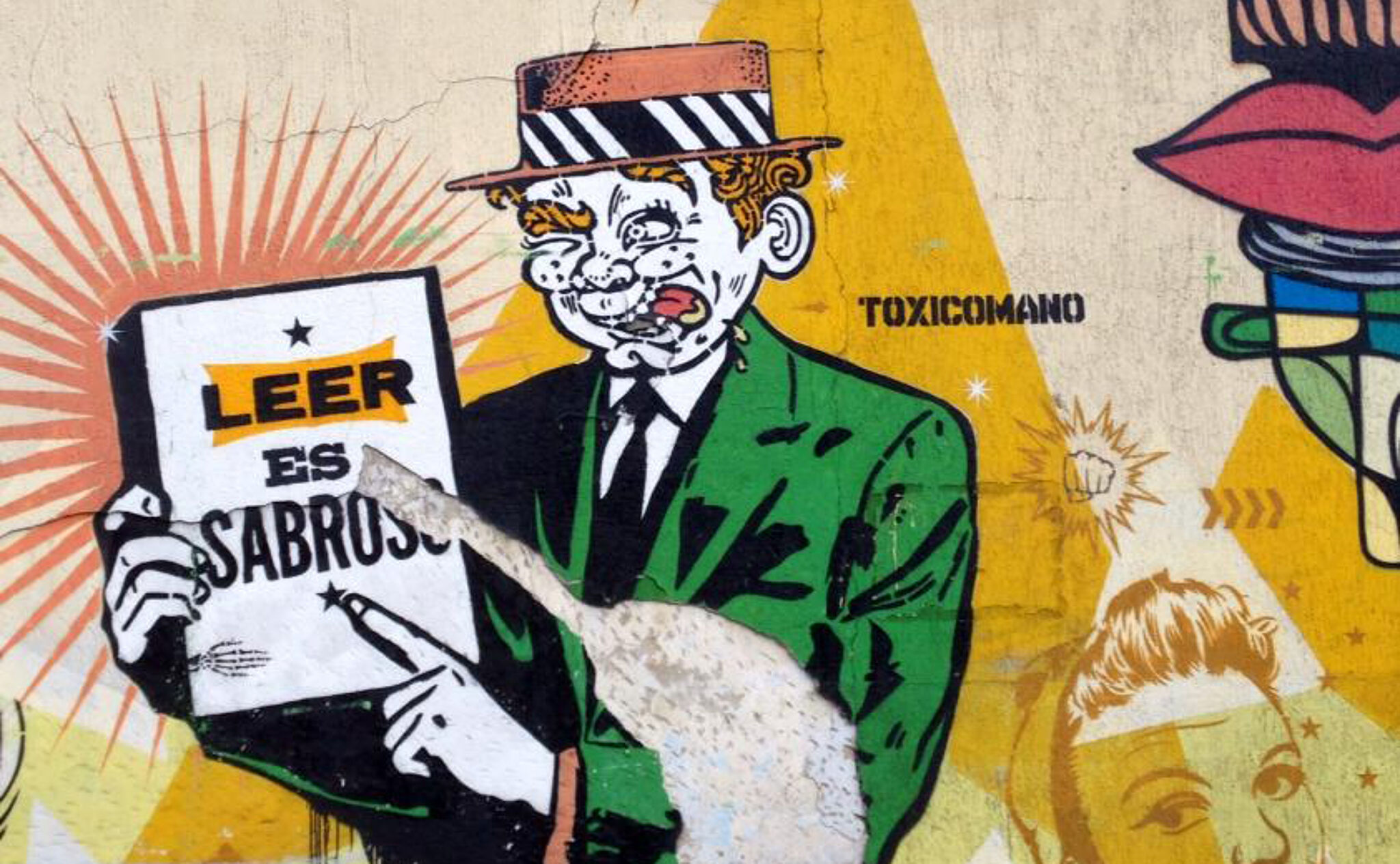 Toxicomano Callejero&mdash;To read is tasty - Leer es sabroso