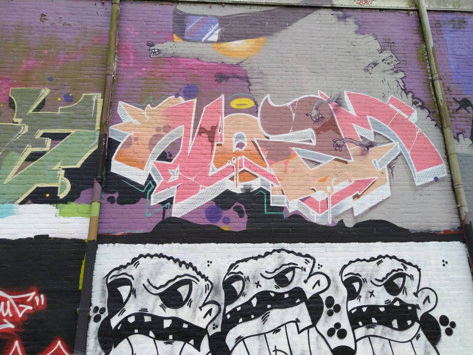 LSD Crew, Romeo, Mega, Erase, Nozm, Nors, Astro, Oreo&mdash;Van Loonstraat Gym (Hall of Fame)