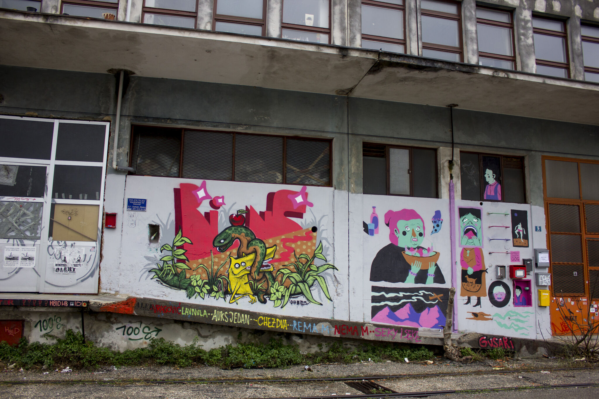 Chez186, Mane Mei, Auks, Džedaj, Fleka, Bins, Smelly Feet, Mosk83&mdash;Brajdica