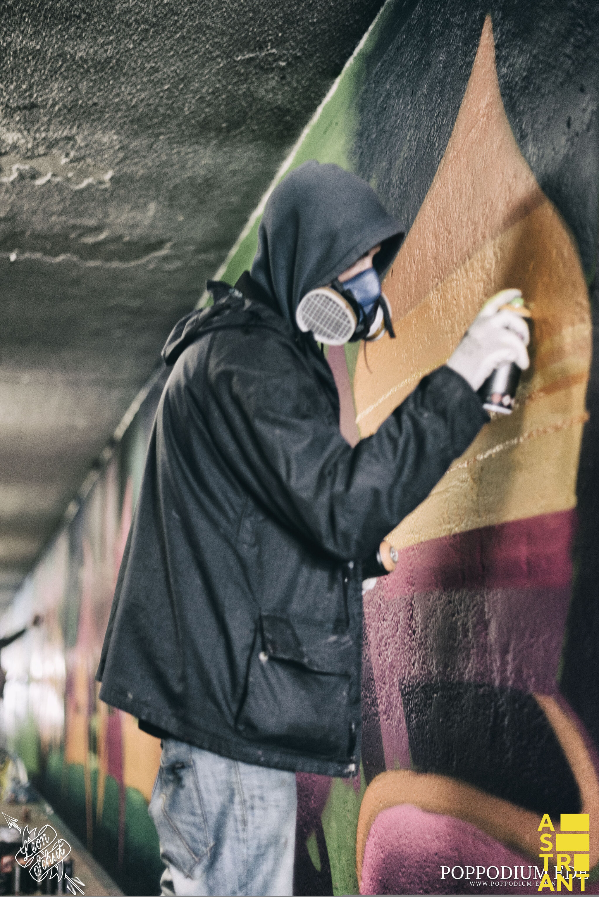 Sapo, Nash, TCK, Ives One, Trendkill Stencils&mdash;Bospoorttunnel