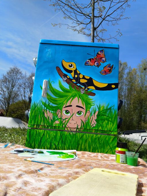 Tour Elentrik - Hopper met vuursalamander