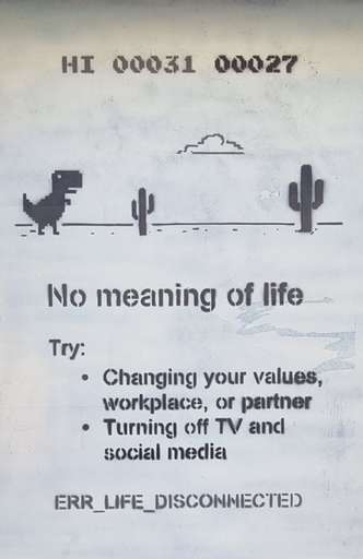 No meaning of life