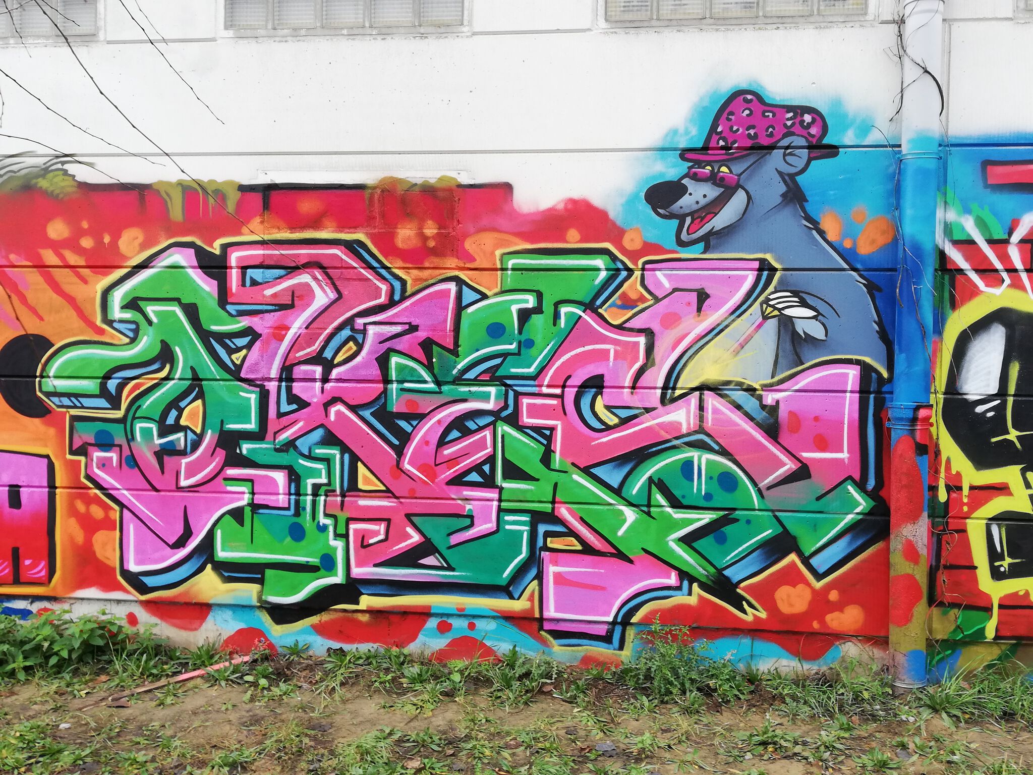Dzia, Suarez Murals, Tuch &mdash;Douaneplein