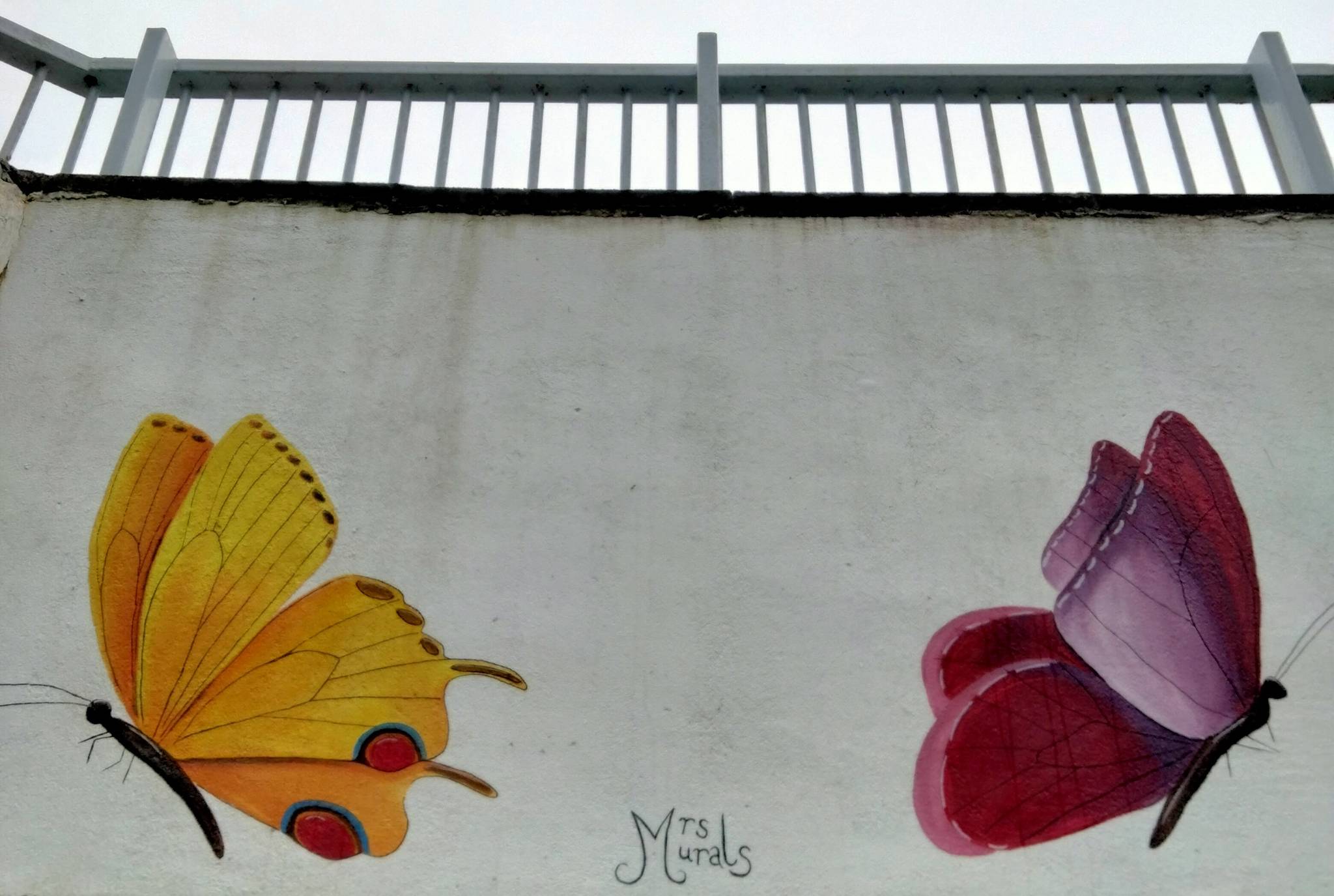 Mrs Murals&mdash;Butterfly Subway