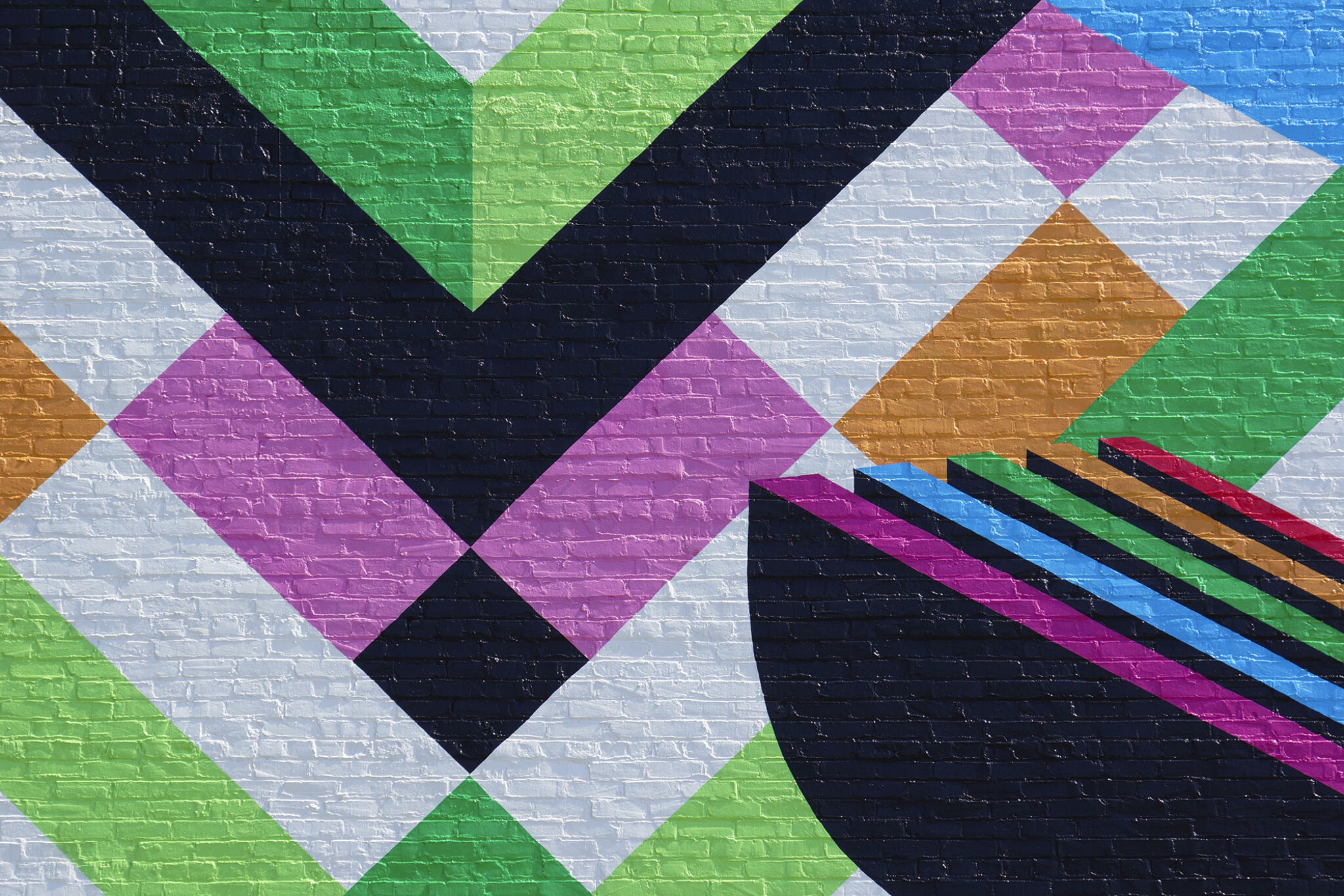 Morag Myerscough, Jenny Roesel Ustick, ArtWorksCincy&mdash;#5: We are Walnut Hills / 5 Points Alley