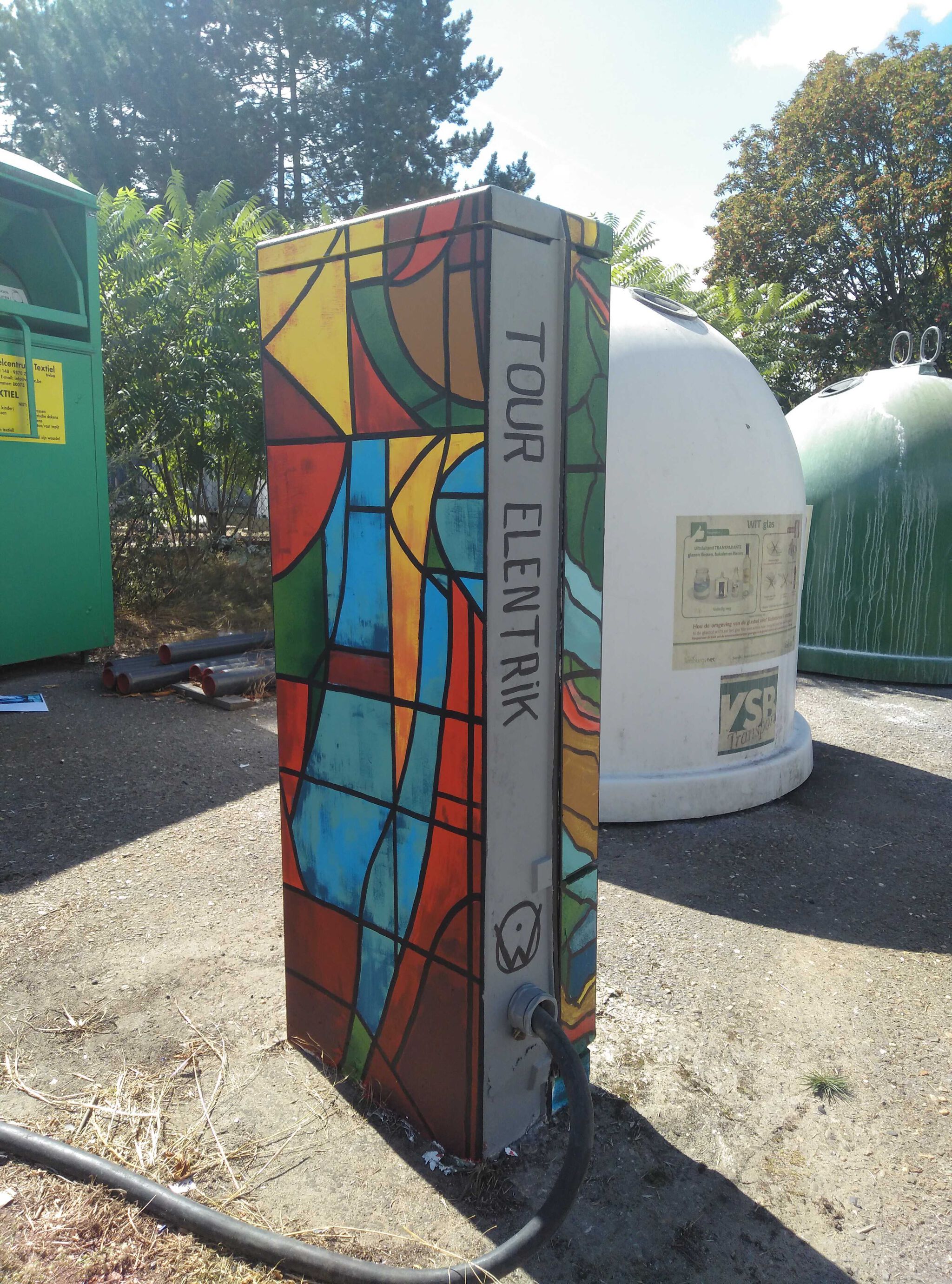 Wouter ODB&mdash;Tour Elentrik - Glas in lood
