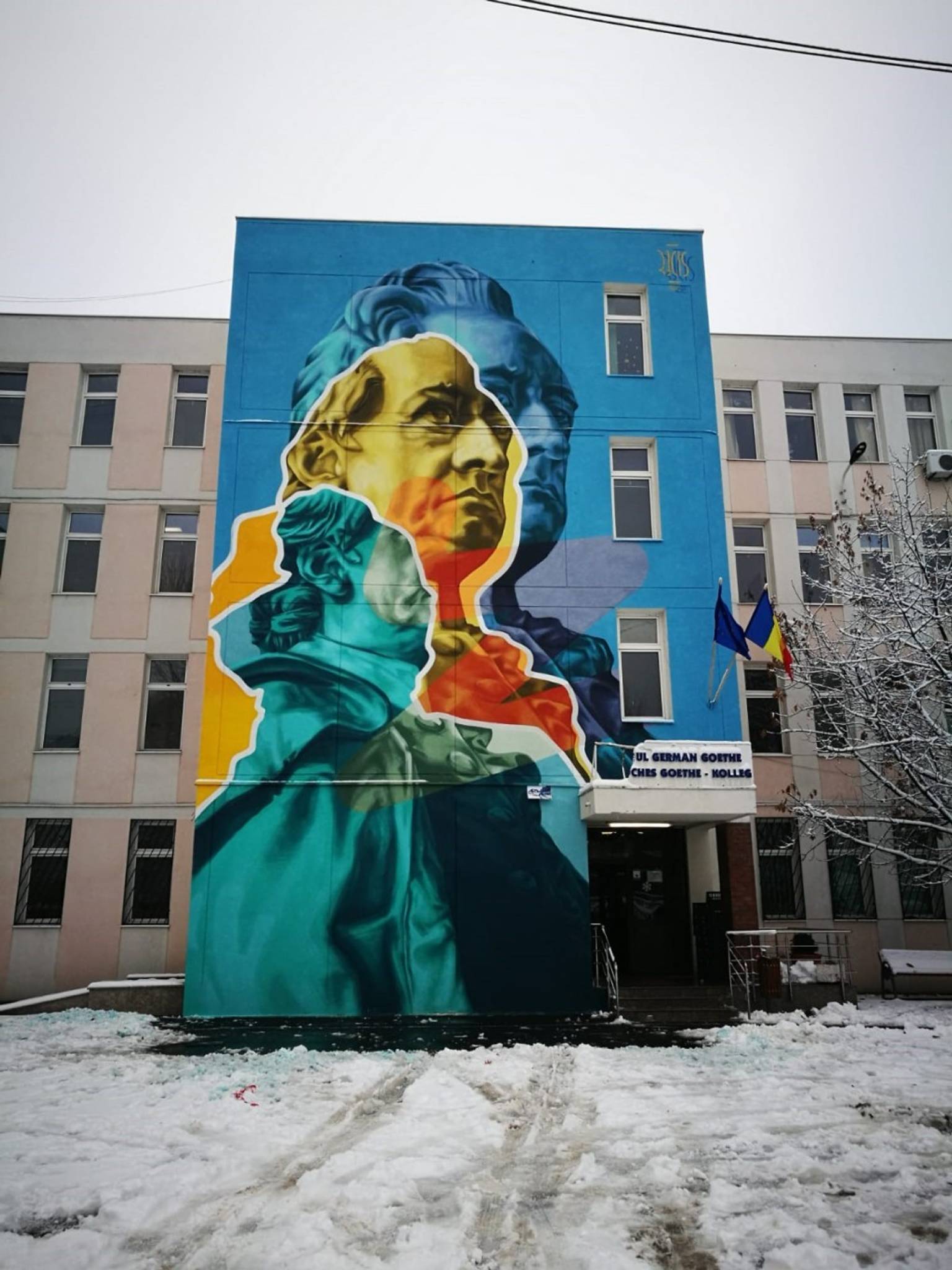 Recis, OutlineStreetArt &mdash;Goethe