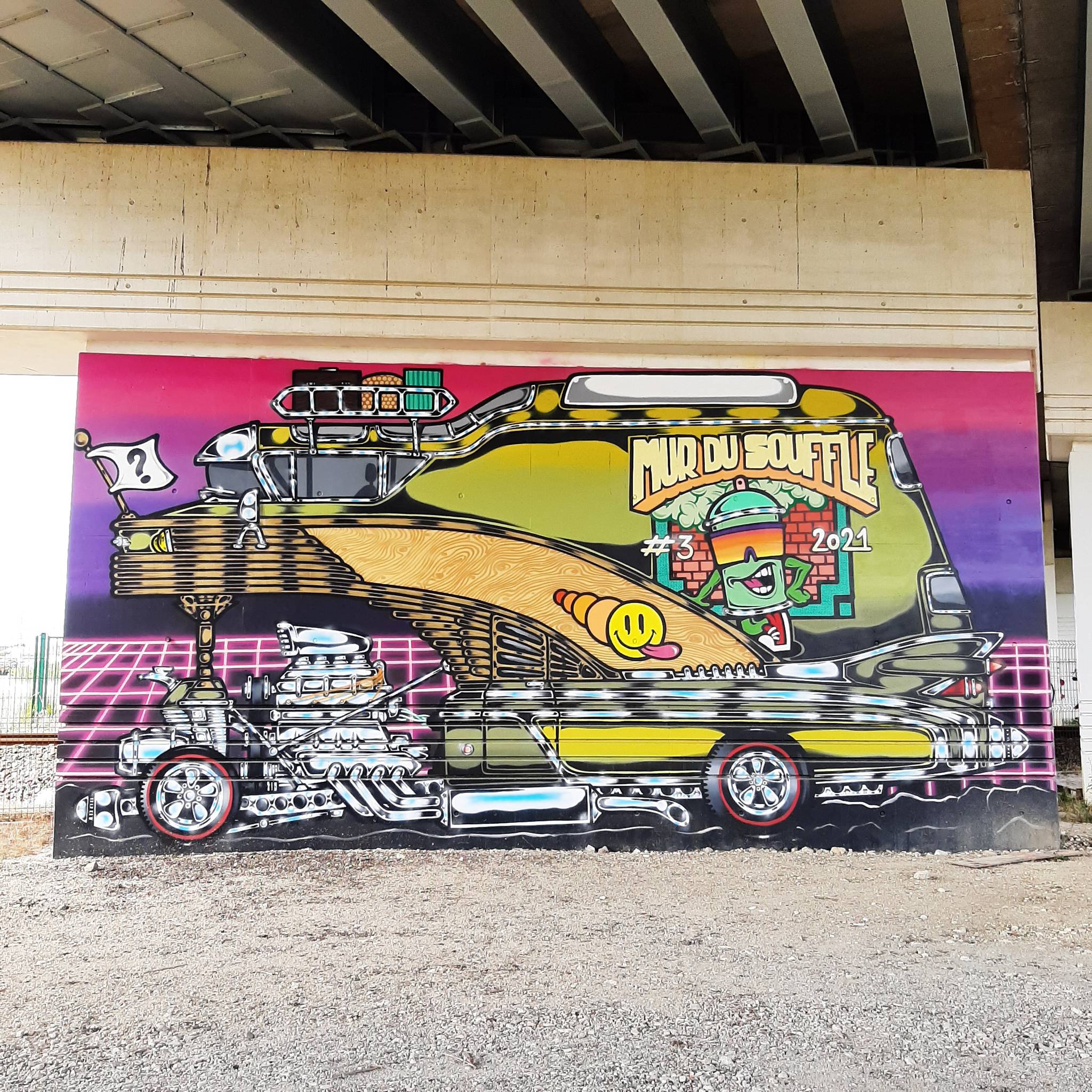 DERF, Pakone, 100Taur, Jo di Bona, Reso&mdash;Le mur du souffle