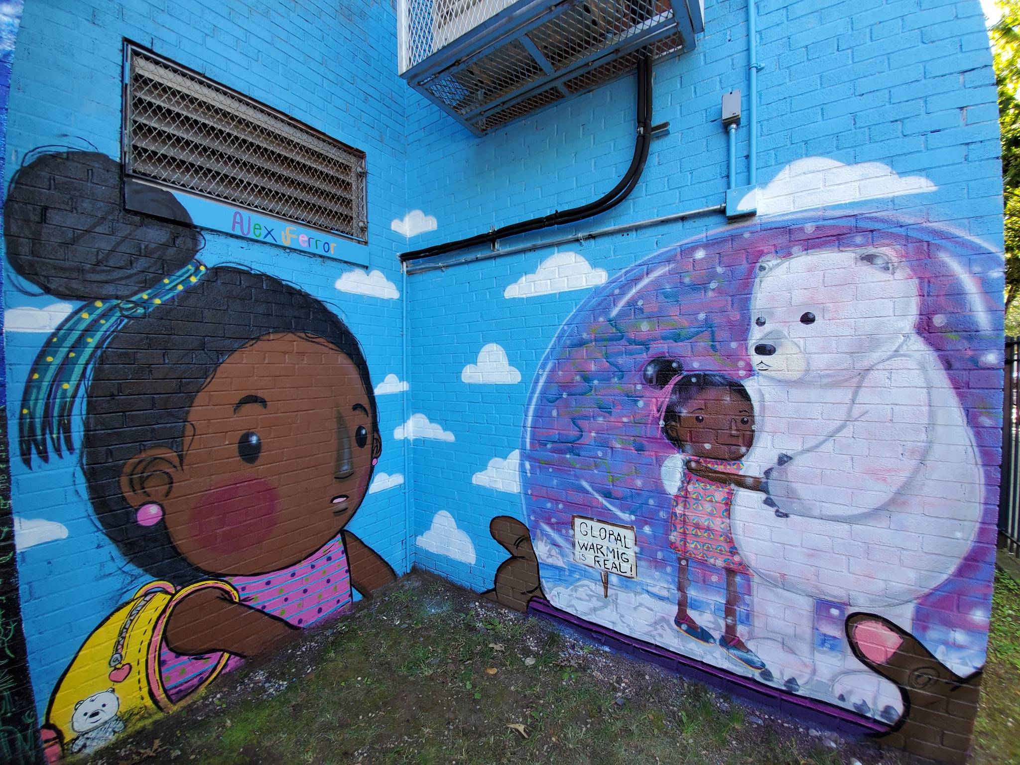 Alex Ferror&mdash;“Not the Future I Want” Mural. Brooklyn, NY (2019)