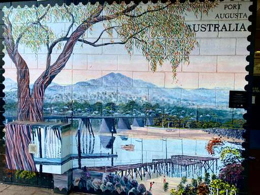 Port Augusta Postage Stamp