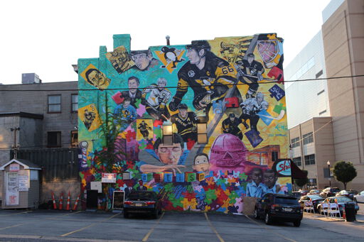 Penguins Autism Mural
