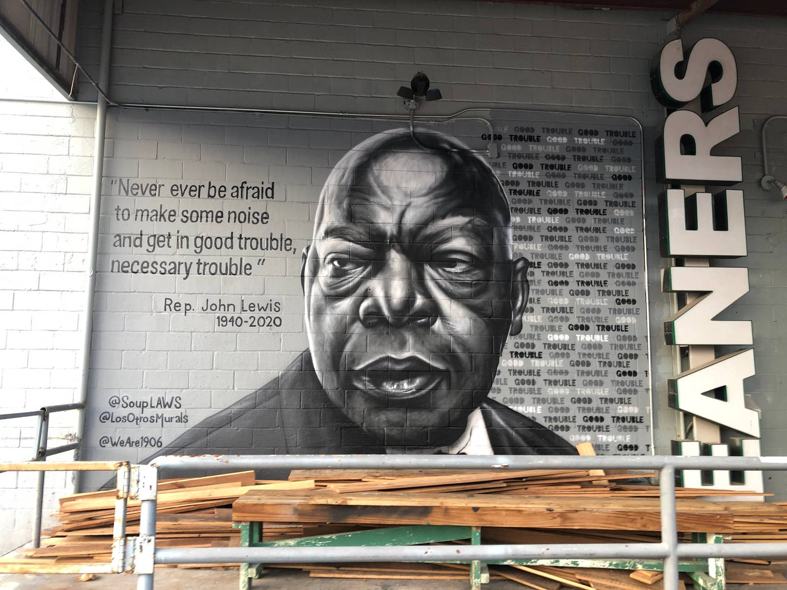 Nik Soupé&mdash;John Lewis memorial