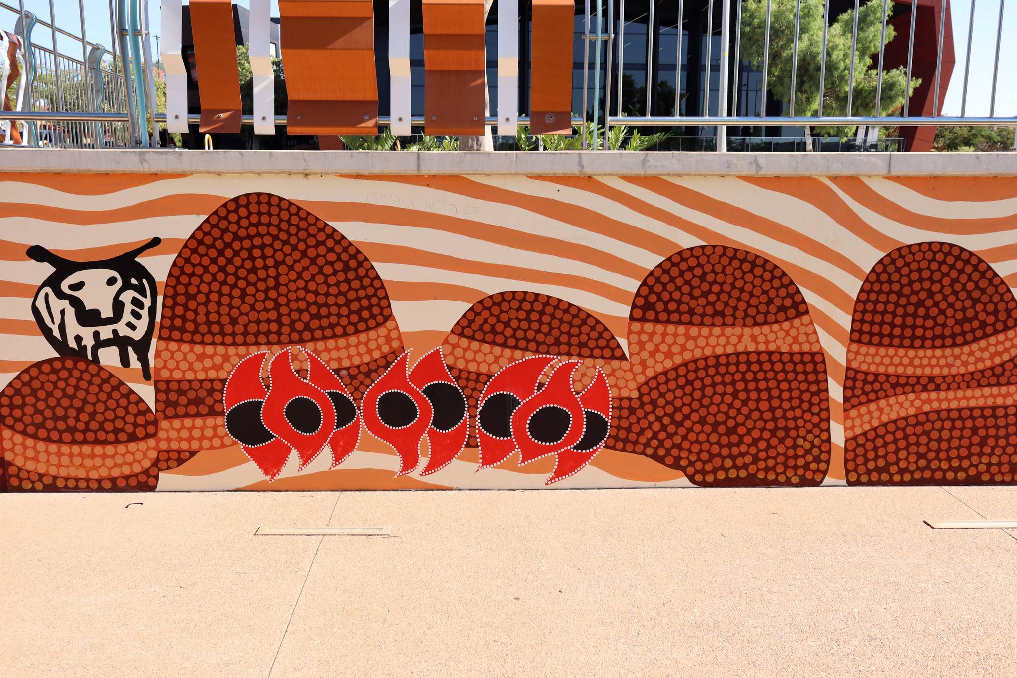 Helen Ansell, Carrie McDowell&mdash;Walgu Park Mural
