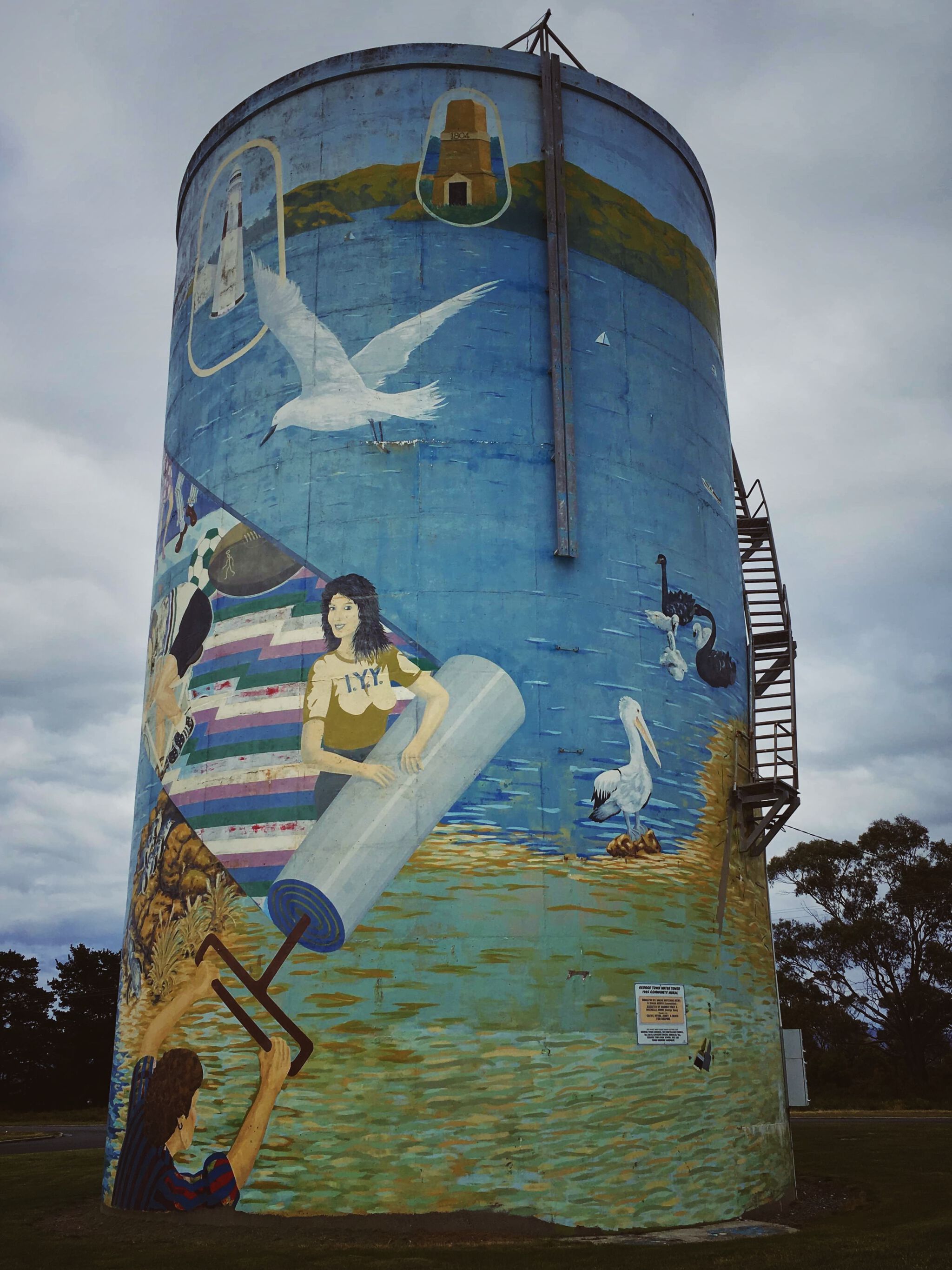 Wayne Hutchins, Diana North&mdash;George Town Water Tower