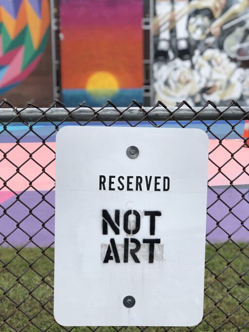Not art (parking spot)