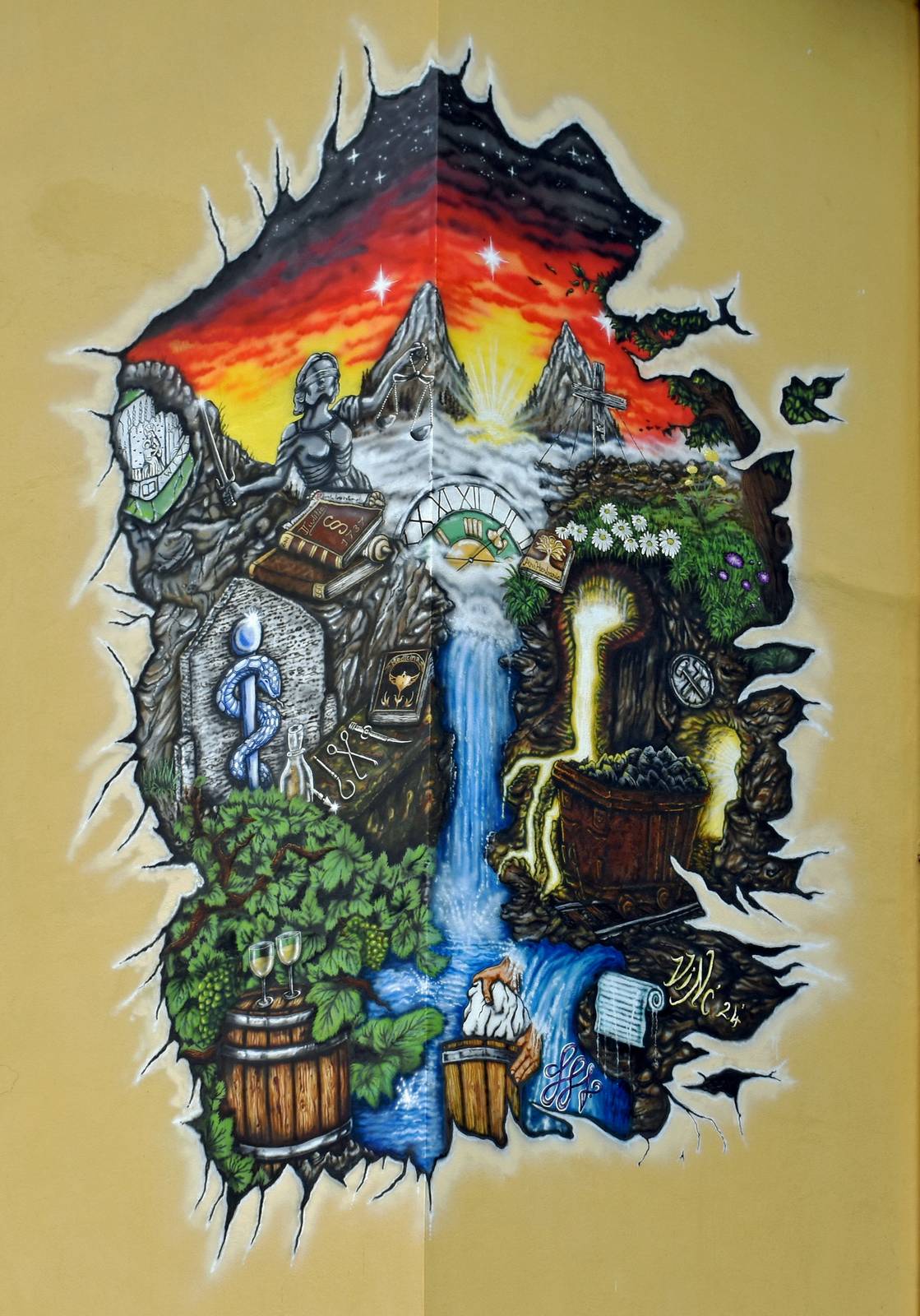 Günther Rogl, Leonie Steinwender&mdash;Doctor's house // EU Kunstwaende