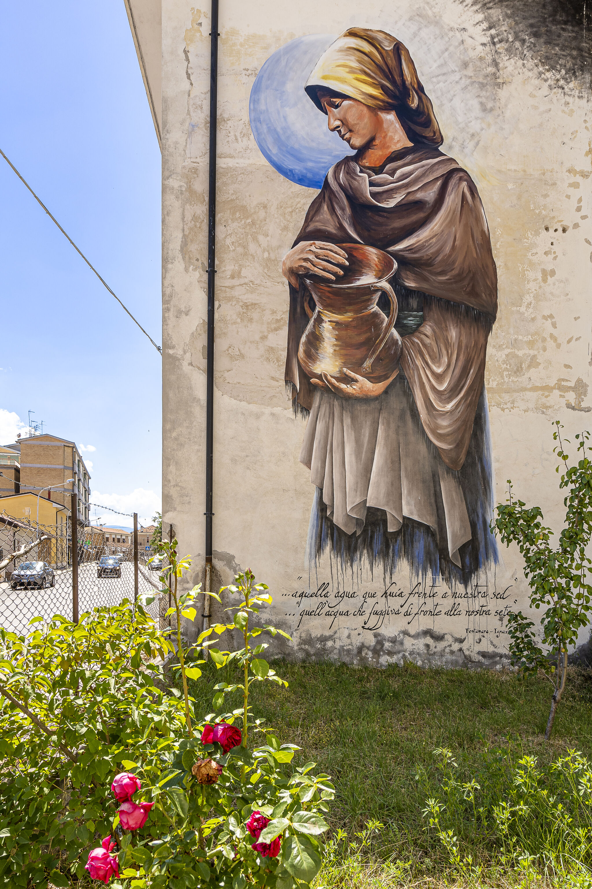 Sally&mdash;Mural dedicated to Elvira (Fontamara)