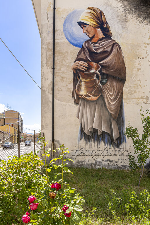Mural dedicated to Elvira (Fontamara)