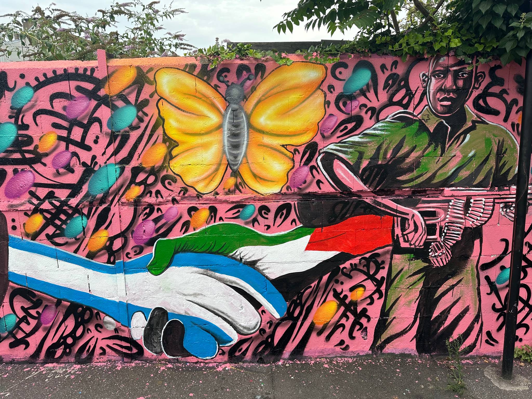 Kyle Holbrook, Zart , Morne&mdash;Peace Street Paris Olympics Mural