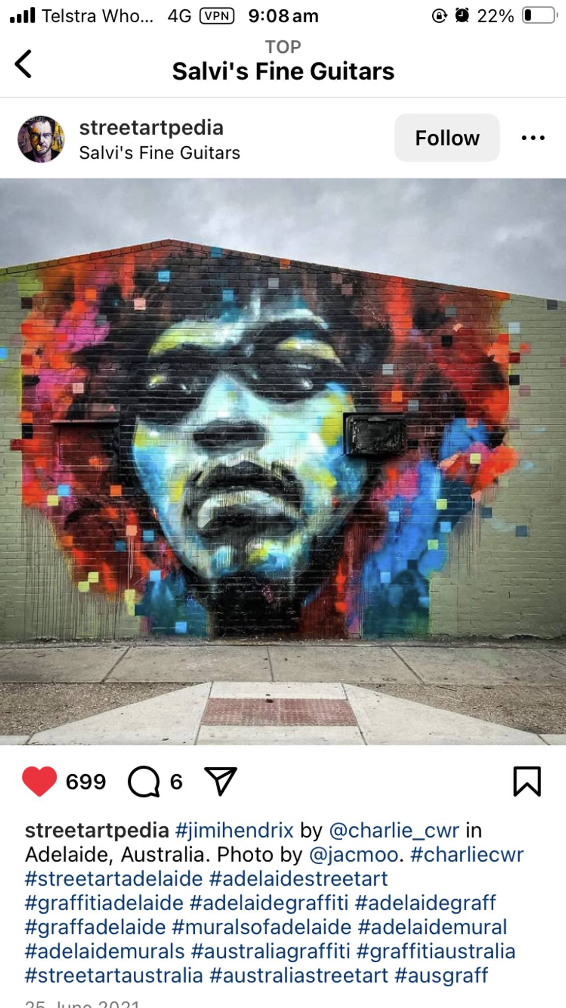 Charlie Roberts&mdash;Jimi Hendrix