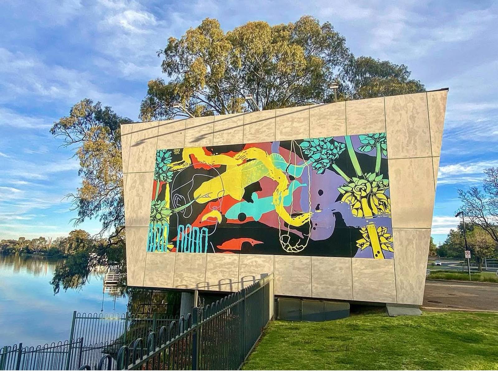 George Rose&mdash;The Pump Station mural