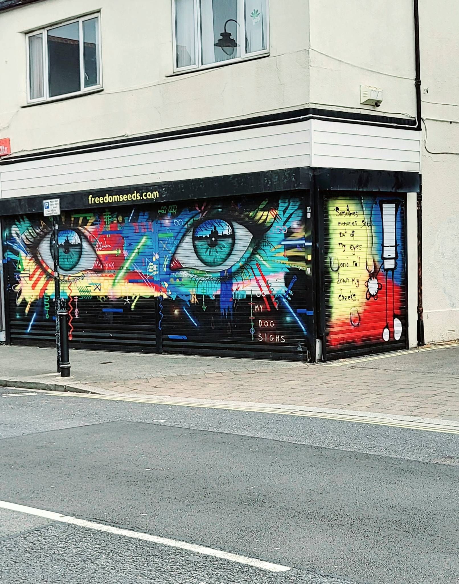 My Dog Sighs&mdash;Freedom Seeds Shutters