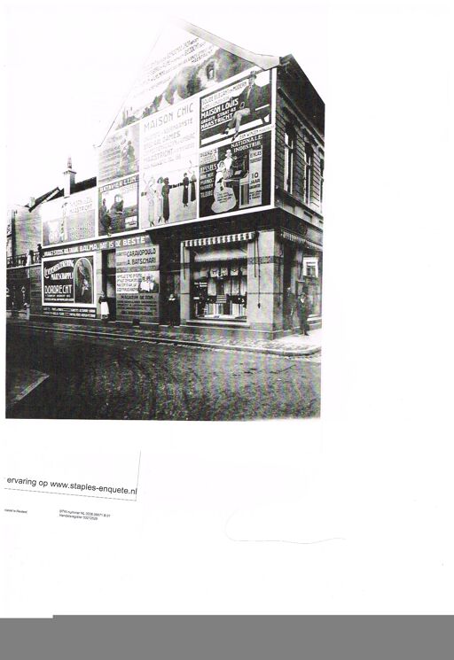Historische wand Lindenlaan