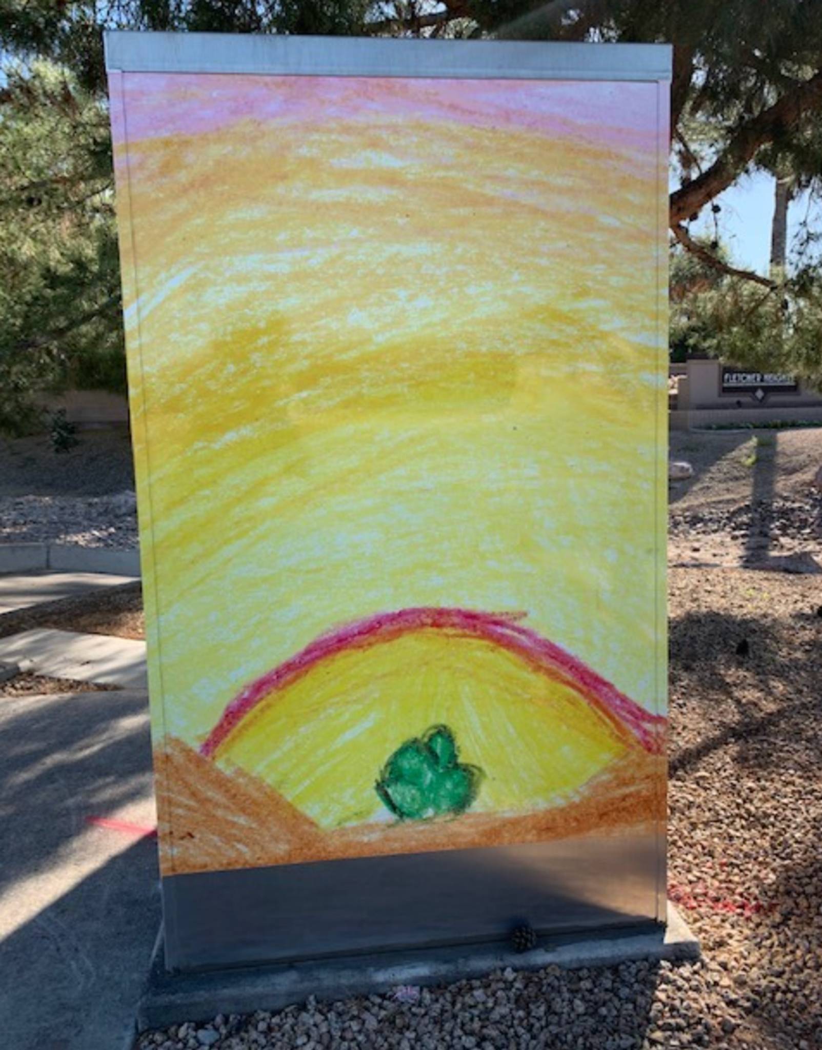 Frontier Elementary&mdash;Willow District Utility Box Wrap #1