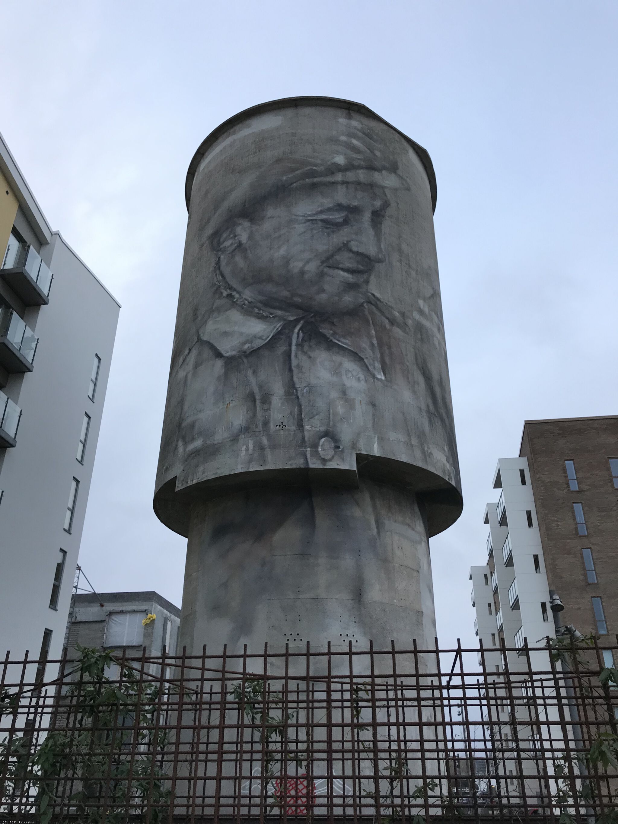 Guido van Helten&mdash;Silo in old Eternit factory