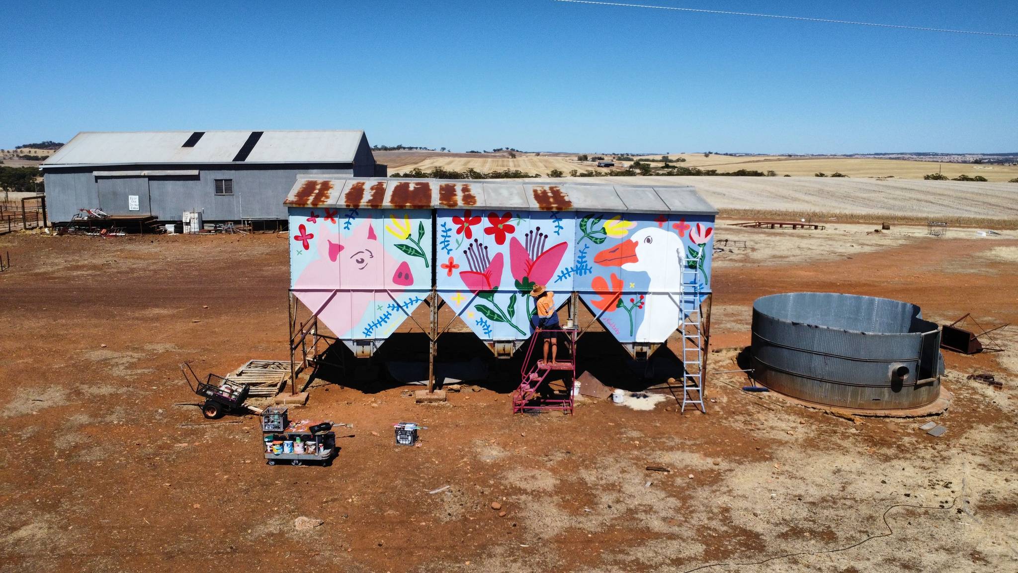 Julia K&mdash;Old silo in Northam (Aus)