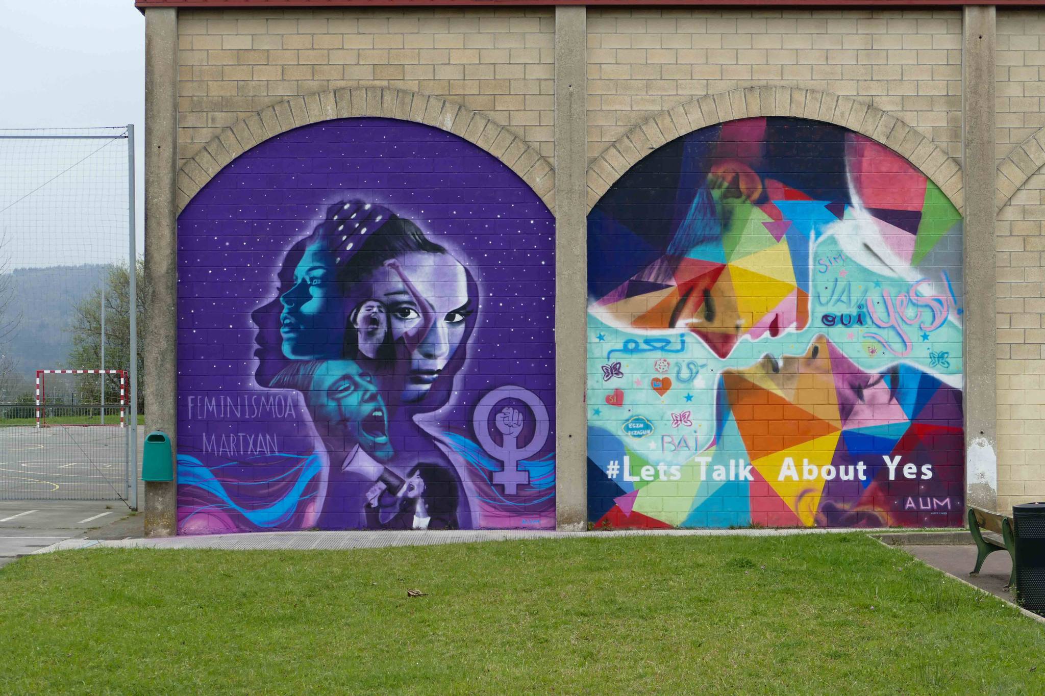 Victor Landeta&mdash;28M-25N Equality murals